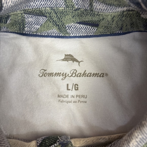 Tommy Bahama Floral Polo Shirt Men Large - Picture 5 of 6